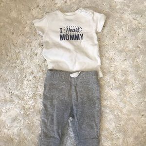 Gender neutral baby outfit